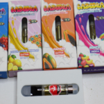 Premium cannabis vape cartridge featuring liquid diamonds and live resin extract from Omybuds.