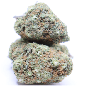 Pink Gelato premium cannabis flower with frosty trichomes and sweet berry aroma