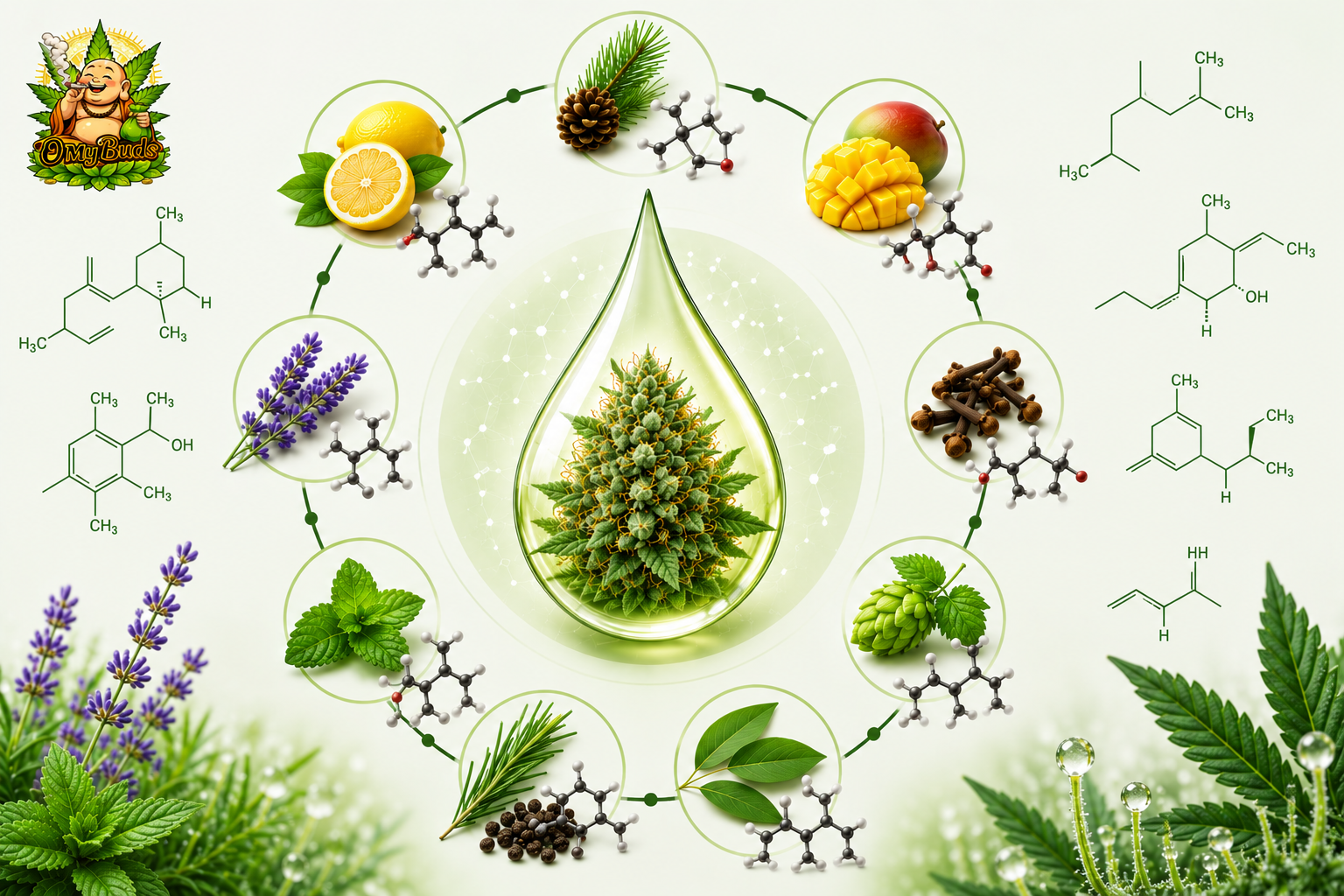 Cannabis terpenes by Omybuds
