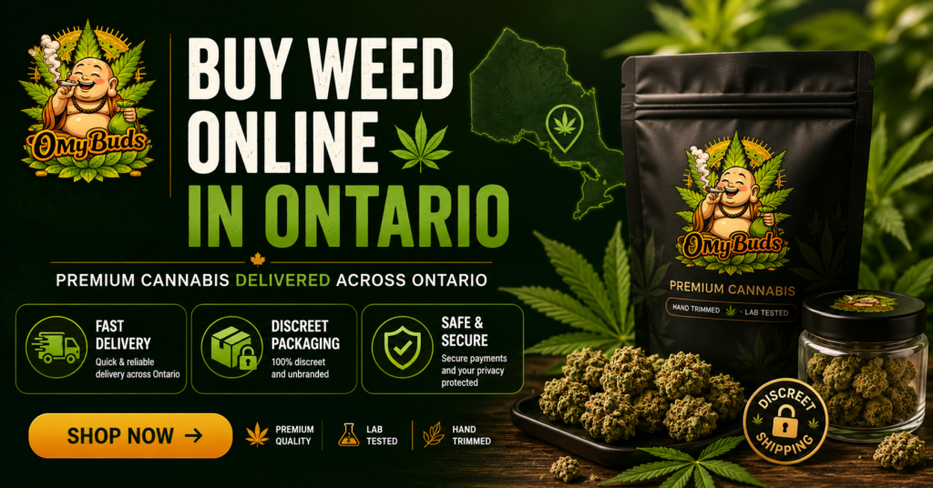 Buy weed online in Ontario with same-day cannabis delivery