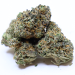 Lykke Lychee balanced hybrid cannabis flower with sweet lychee and tropical citrus flavours from Omybuds